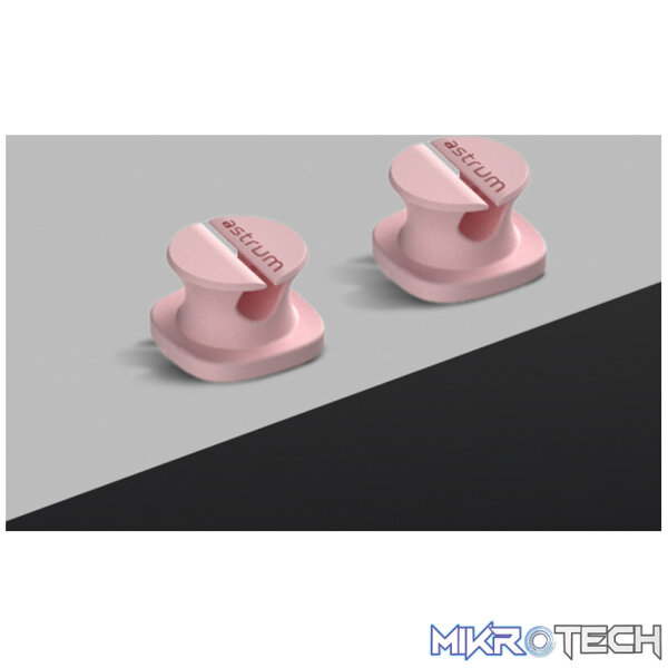 CO060 Mini Cable Organizer Clips - 4 Piece Set for Cable Management-Pink - Image 5
